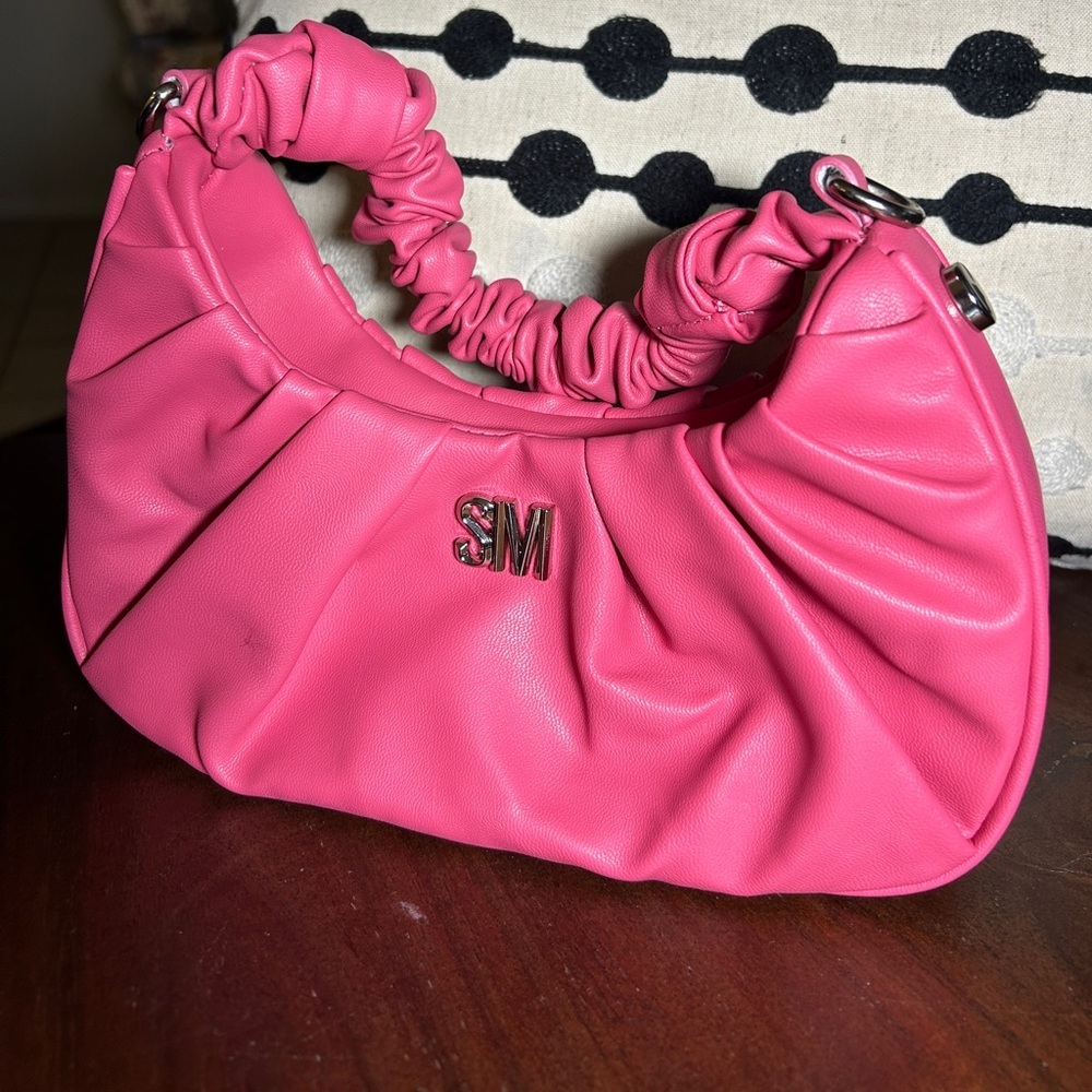 Steve Madden BCorrine fuschia faux leather Small Purse - Picture 2 of 11